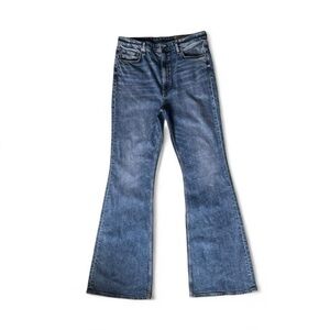 rag & bone Indigo High Rise Flare Jeans